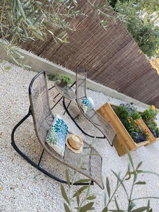 Villa Maya - 3 Groussan - Avignon - Clim - Terrasse Exterior foto
