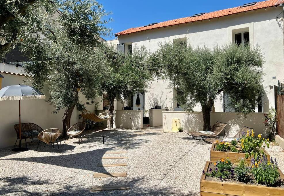 Villa Maya - 3 Groussan - Avignon - Clim - Terrasse Exterior foto